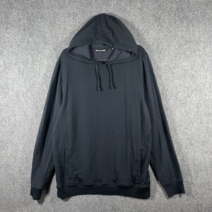 Travis Mathew Cloud Hoodie Pullover Modal Blend Soft Stretch Black Mens Large